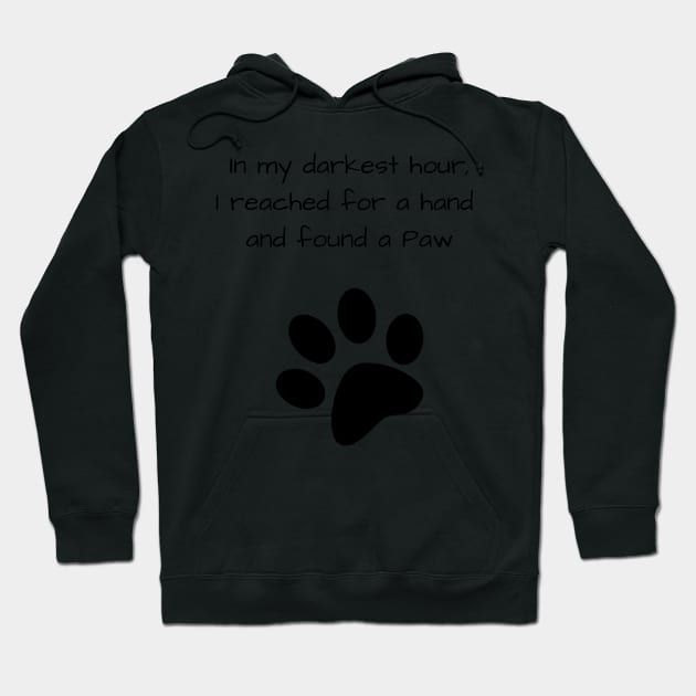 PAW TEE Hoodie by Dog Lovers Clothing